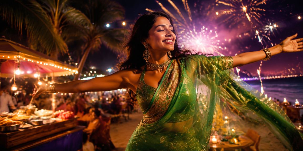 Goa lottery with traditional Indian attire